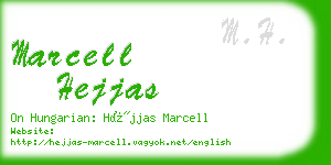 marcell hejjas business card